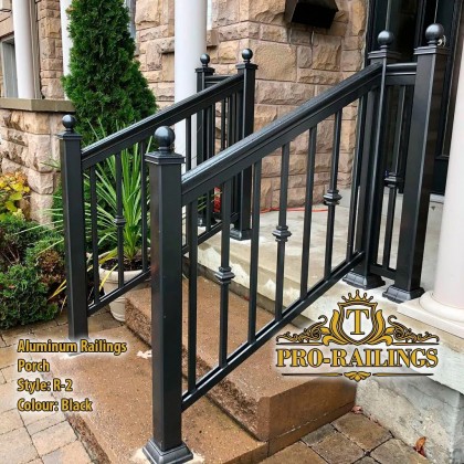 TorontoProRailings-AluminumRailings-R-2-Style-Black